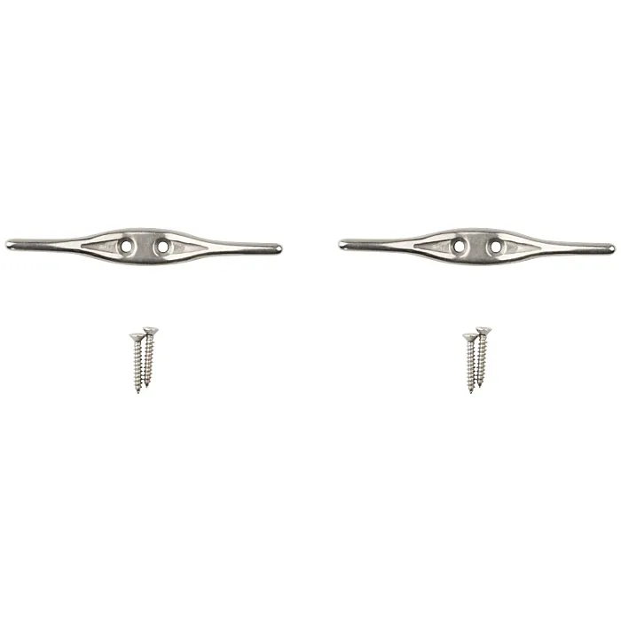 National Hardware V3202 Series N348-474 Rope Cleat, 30 lb Working Load, Stainless Steel