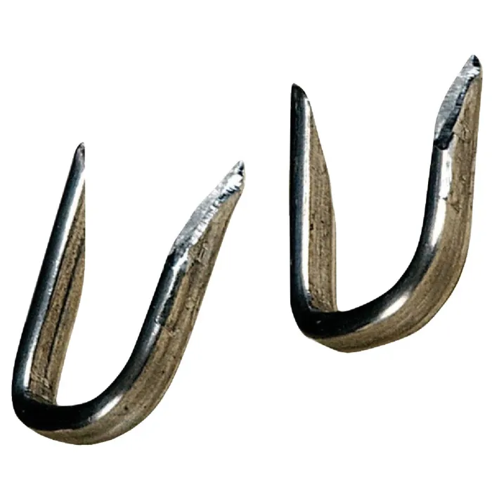 HILLMAN Hillman Anchor Wire 3/8 In. 5 ga Galvanized Aluminum Fence Staple (6 Ct., 1.5 Oz.)