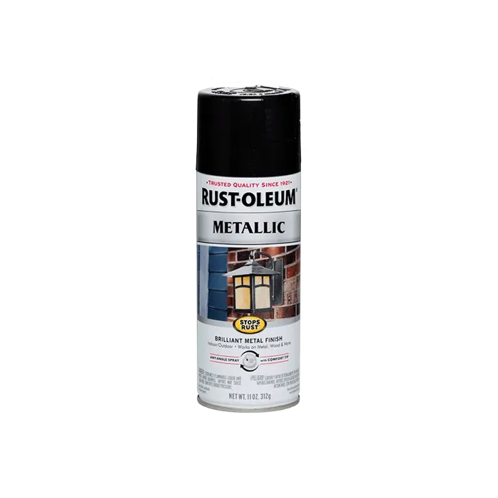 Rust-Oleum Stops Rust Spray Paint (Metallic - Black Night) 11 oz