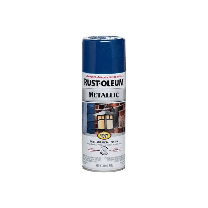 Rust-Oleum Stops Rust Spray Paint (Metallic - Cobalt Blue) 11 oz