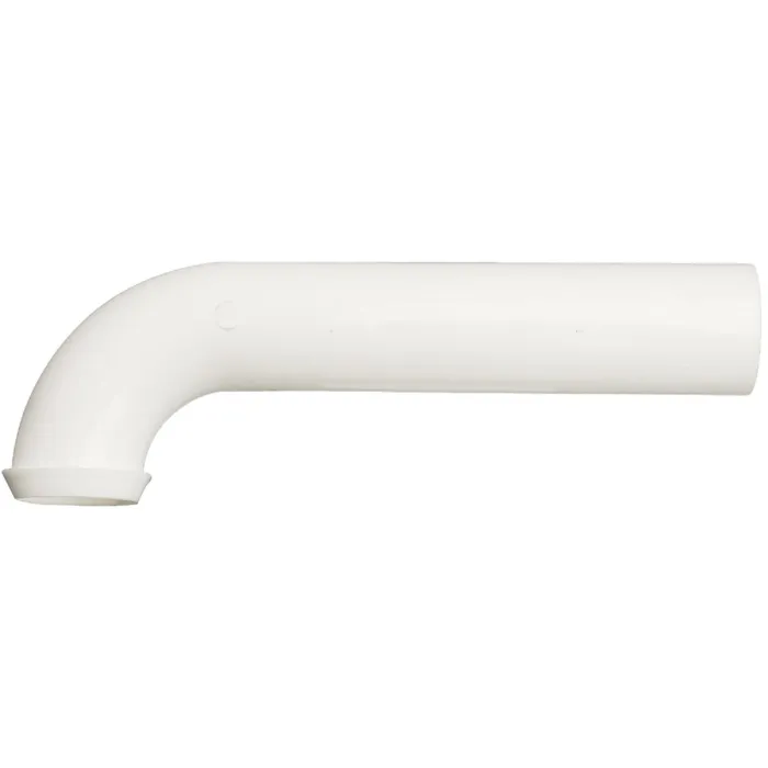 Do it Best 1-1/4 In. x 7 In. White Plastic Wall Tube