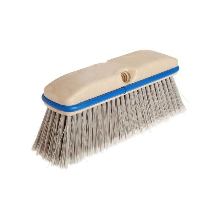 Magnolia Brush Gray Flagged Plastic 10" Vehicle Wash Brush