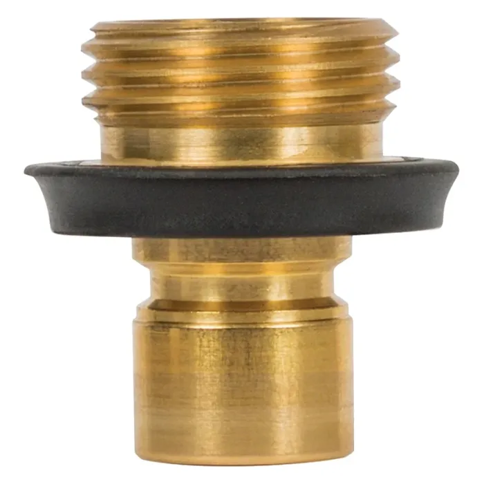 Gilmour 871514-1001 Quick Connect Set with Shut Off, Male Threaded, Metal/Rubber