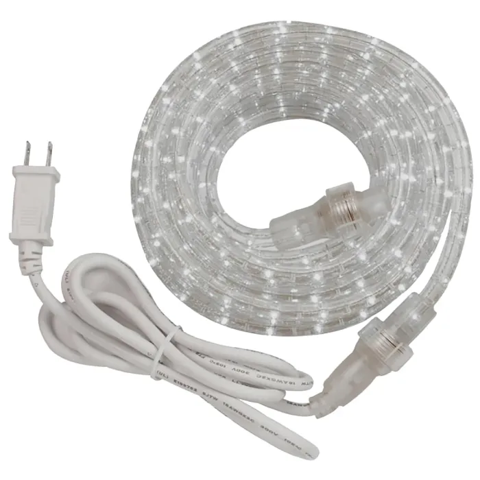AmerTac LROPE24W Rope Light, 120 VAC, 2 W, 288-Lamp, LED Lamp, Daylight Light, 280 Lumens Lumens, 4500 K Color Temp