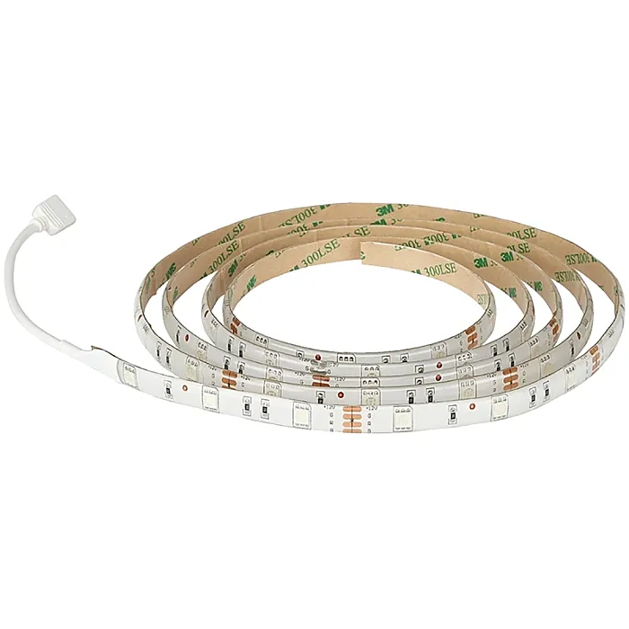AmerTac LTAPE2MRGB-T RGB Tape Light, 120 V, 30-Lamp, LED Lamp, 270 Lumens, 3000 K Color Temp