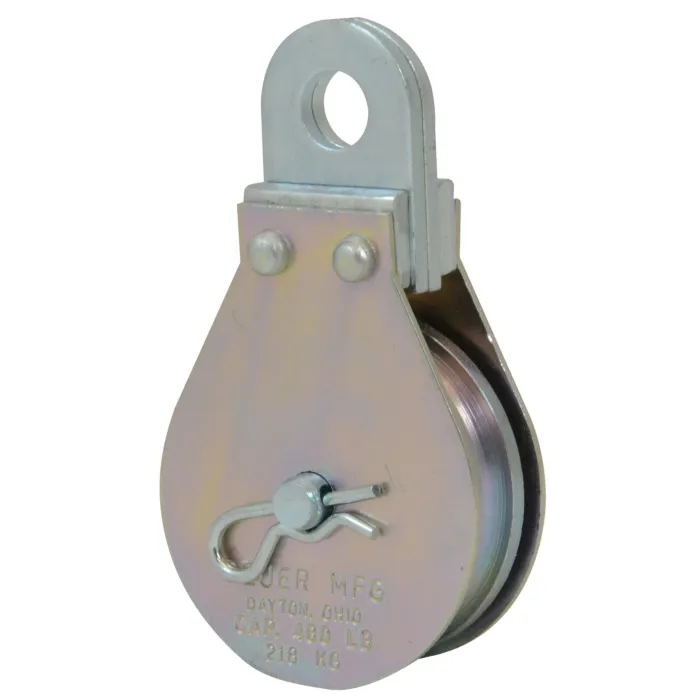 PULLEY STEEL 2" FIXED EYE{DB20G}