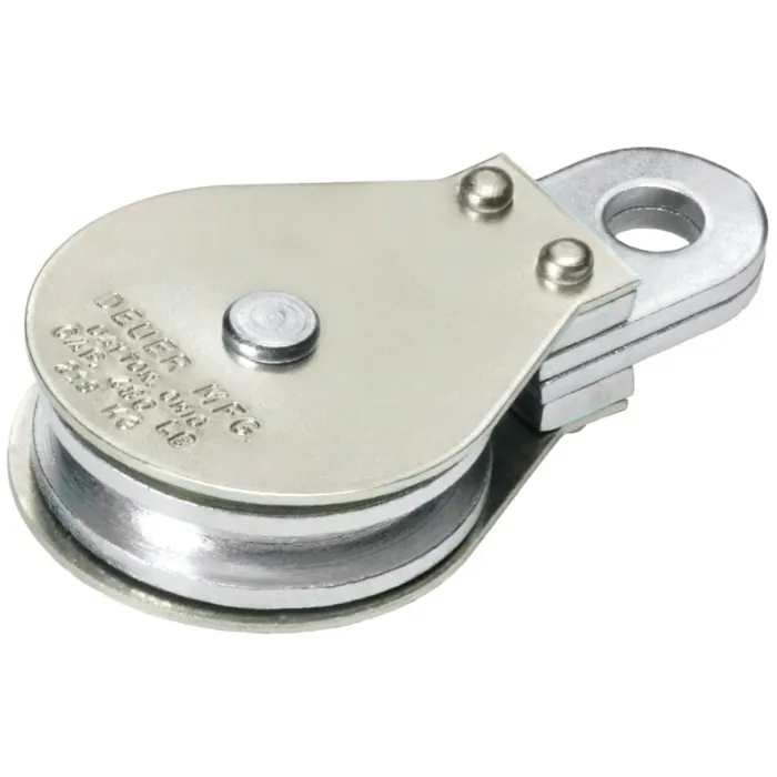 PULLEY,STEEL 2-1/2" FIXED EYE