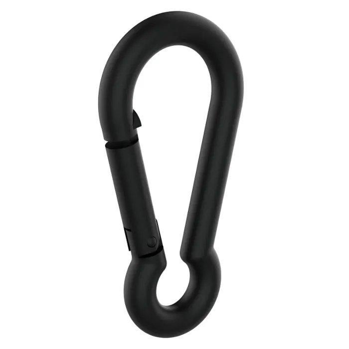 National Hardware N820-108 Interlocking Spring Snap, 3/8 x 3-1/8 in, 315 lb Working Load, Steel, Storm Shine