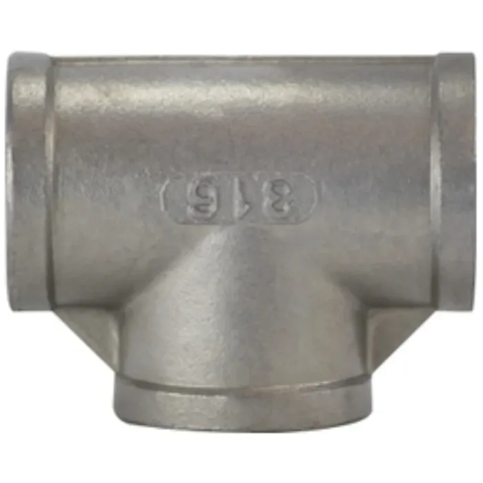 Trenton Anderson Metals 62251B Pipe Tee, 1/4 in, Threaded, 304 Stainless Steel, 150 psi Pressure