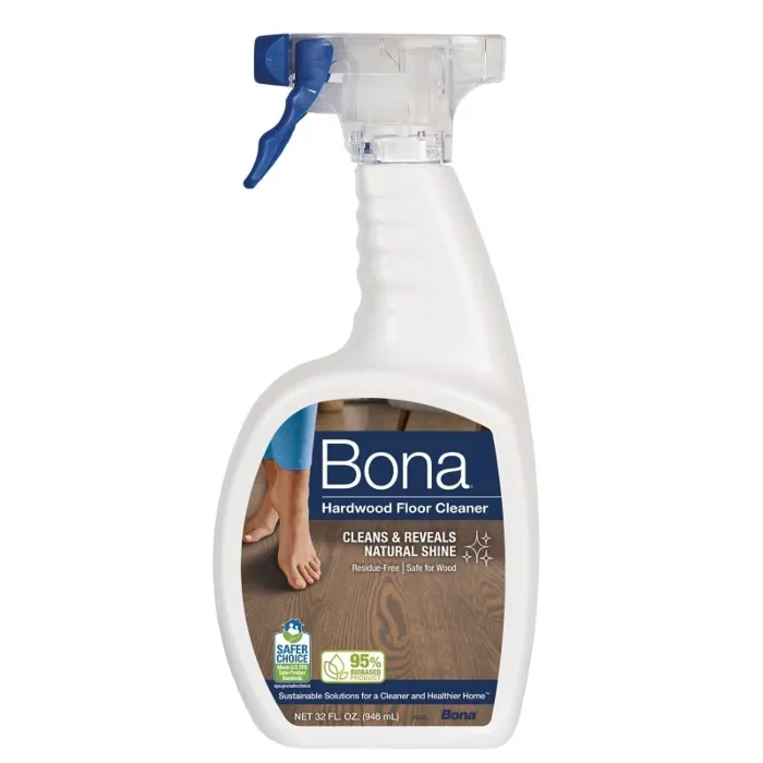 Bona WM700051171 Hardwood Floor Cleaner, 32 oz, Liquid, Mild, Light Blue