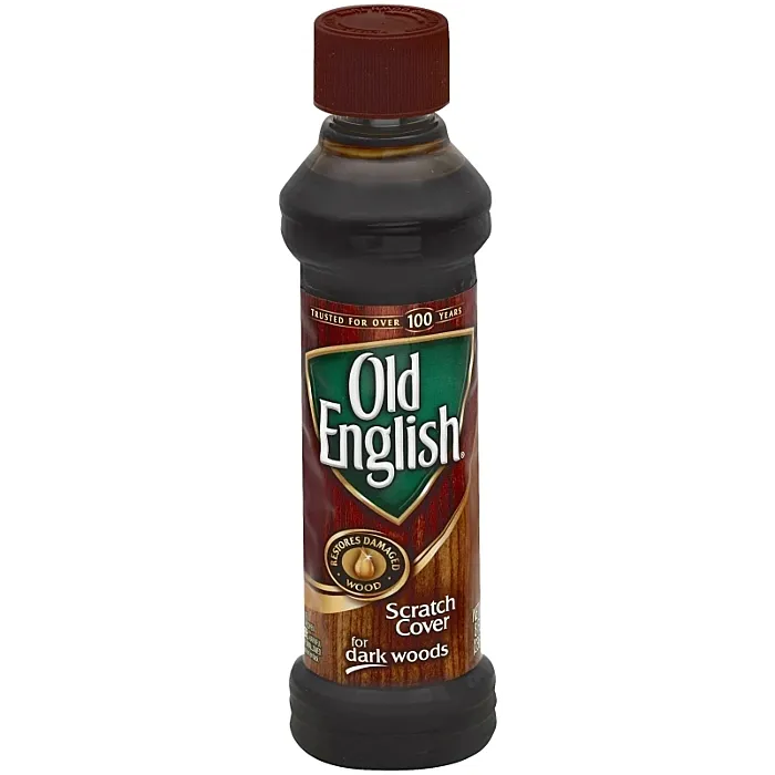Old English Scratch Cover Wood Polish for Dark Wood - 8 oz