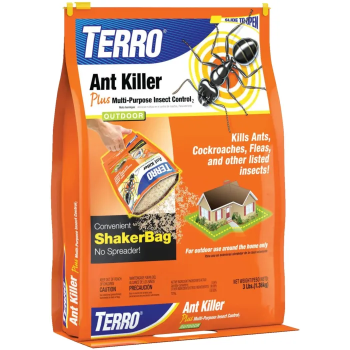 Terro TERRO 3 lb Ant Killer Plus – Also Kills Cockroaches, Fleas, and other listed insects