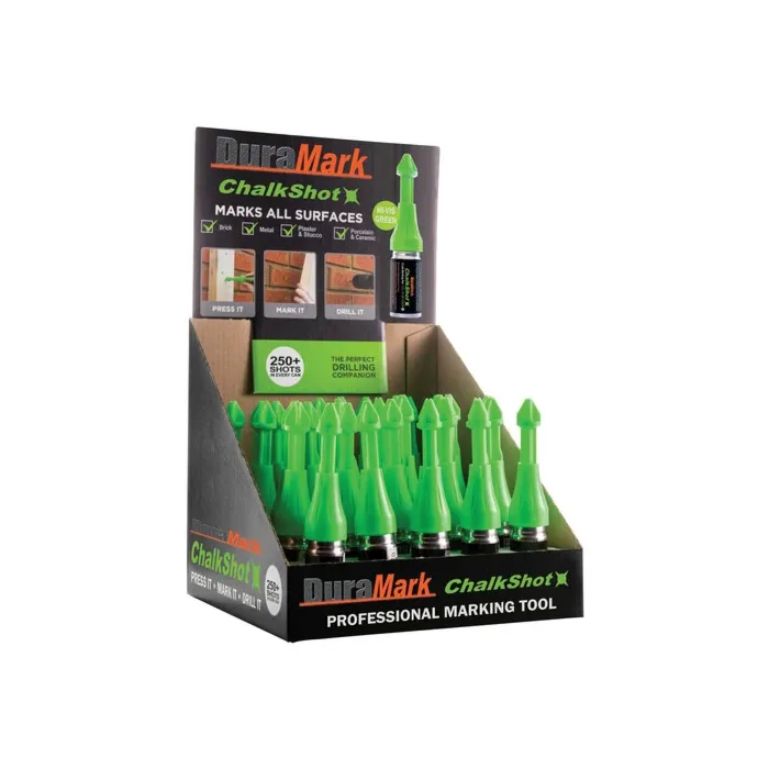 PROTAPE® Stringliner U.S. Tape High Visible Green DuraMark ChalkShot Green Pen Marking Tool