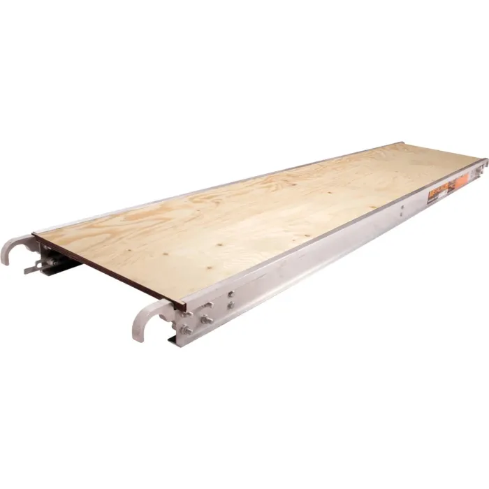 METALTECH Aluminum Edge Scaffold Platform Deck - 19 in. x 7 ft