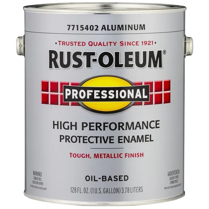 Rustoleum Professional Oil-Based Protective Rust Control Enamel (Gloss - Aluminum) 1 gal