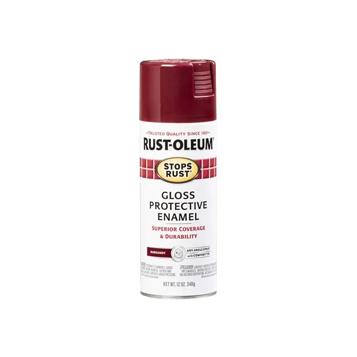 Rust-Oleum Stops Rust Protective Enamel Spray (Gloss - Burgundy) 12 oz