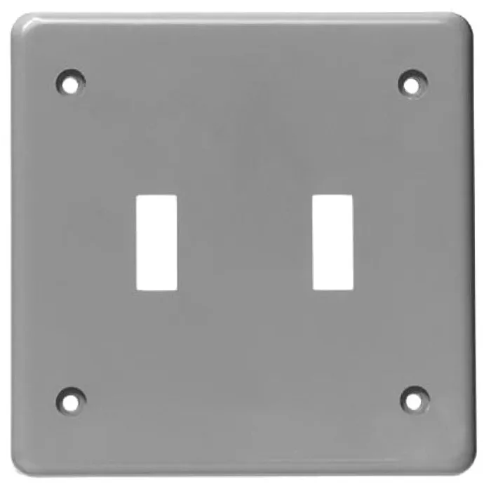Scepter® Vertical PVC Double Switch Cover