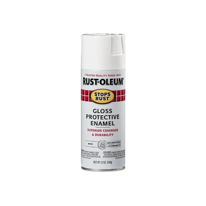 Rust-Oleum Stops Rust Protective Enamel Spray (Gloss - White) 12 oz