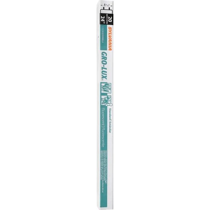 Sylvania 22029 Fluorescent Bulb, 20 W, T12 Lamp, Medium G13 Lamp Base, 480 Lumens, 9000 hr Average Life