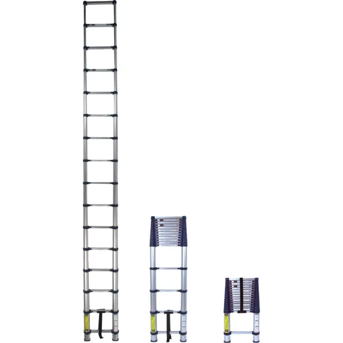 Xtend+Climb 19-1/2 ft Max Reach 16-Step 250lb Telescoping Ladder, Aluminum