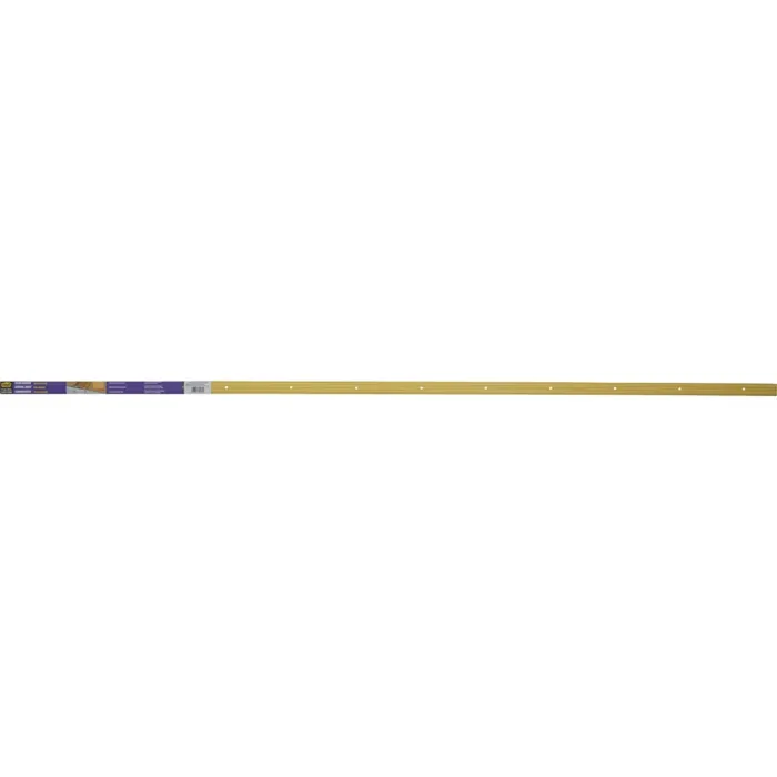 M-D Building Products 1-1/4 In. x 72 In. Satin Brass Aluminum Seam Binder with Screw Nails