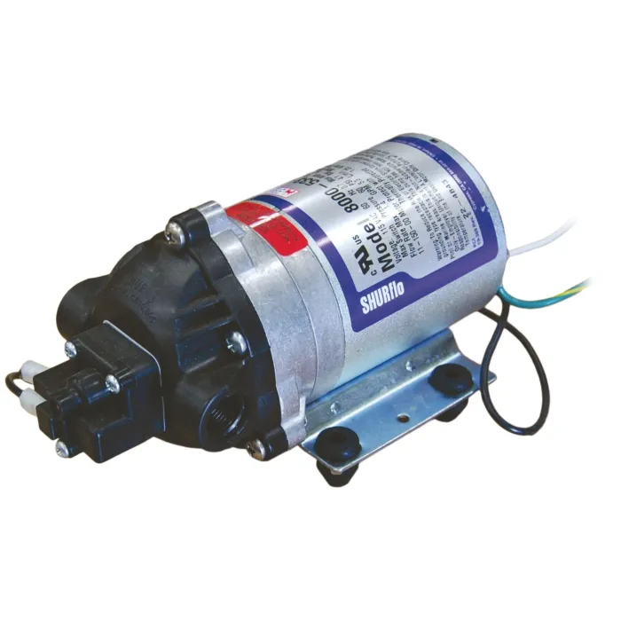 Shurflo 12V 1.2gpm 60psi Electric Demand Diaphragm Pump with 3/8" Female NPT Ports
