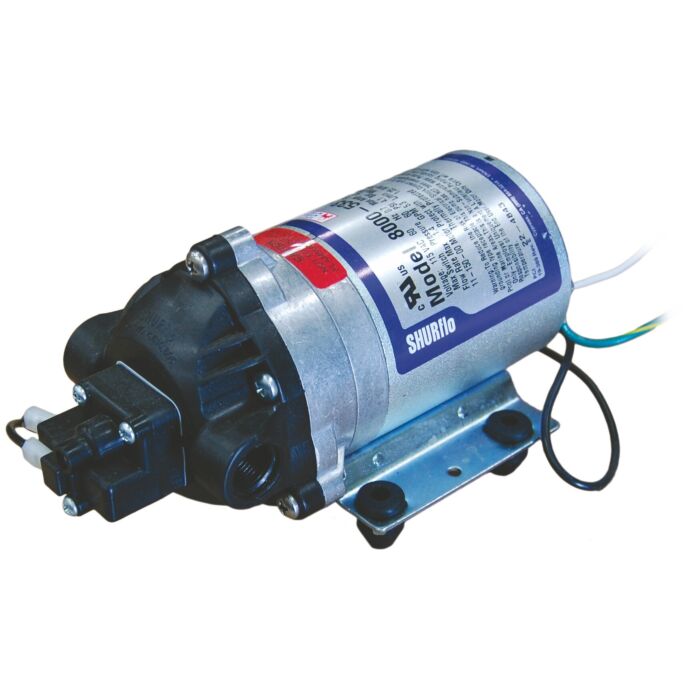 Shurflo 115V 1.4 GPM 60psi Electric Demand Diaphragm Pump with 3/8" Female NPT Ports