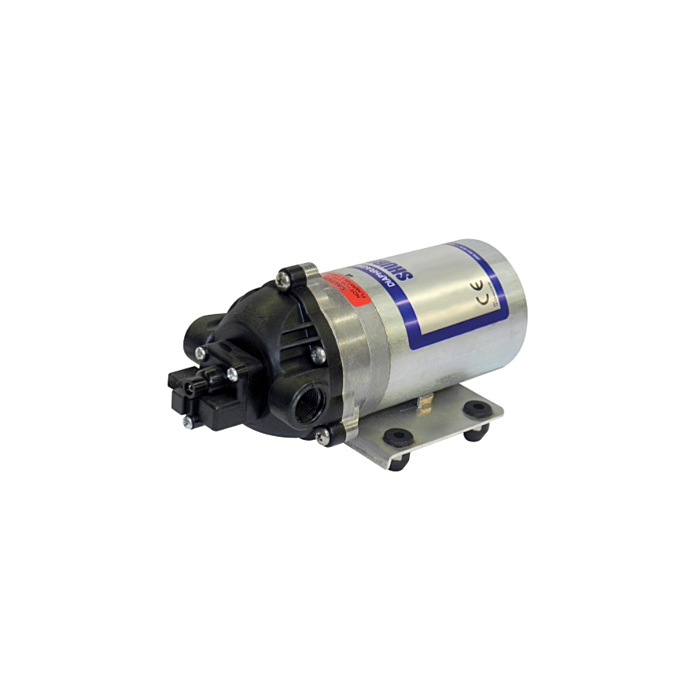 Shurflo 12V 1.2 GPM 60psi Electric Bypass Diaphragm Pump with 3/8" Female NPT Ports
