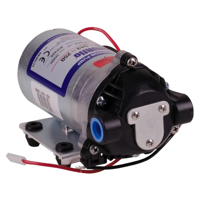 Shurflo 115V 1.8 GPM 45psi Electric Bypass Diaphragm Pump with 3/8" Female NPT Ports