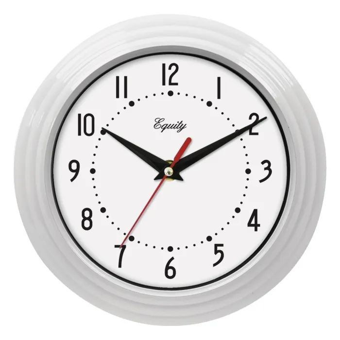 La Crosse Technology 8" Analog Wall Clock - White