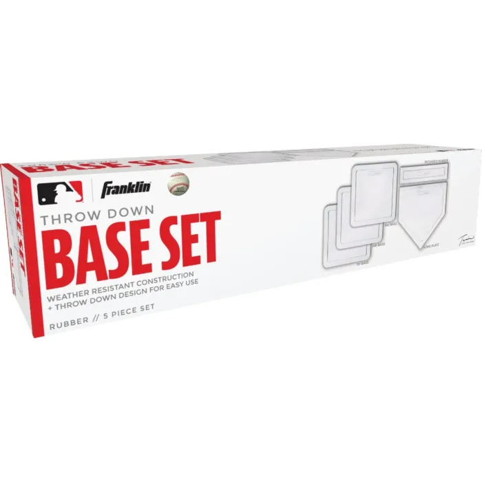 Franklin Heavy-Duty Rubber Baseball Base Set (5pc)