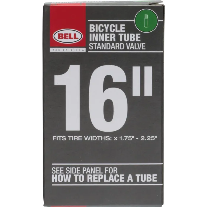 Bell Sports Standard Premium Quality Rubber Bicycle Tube - 16 in.