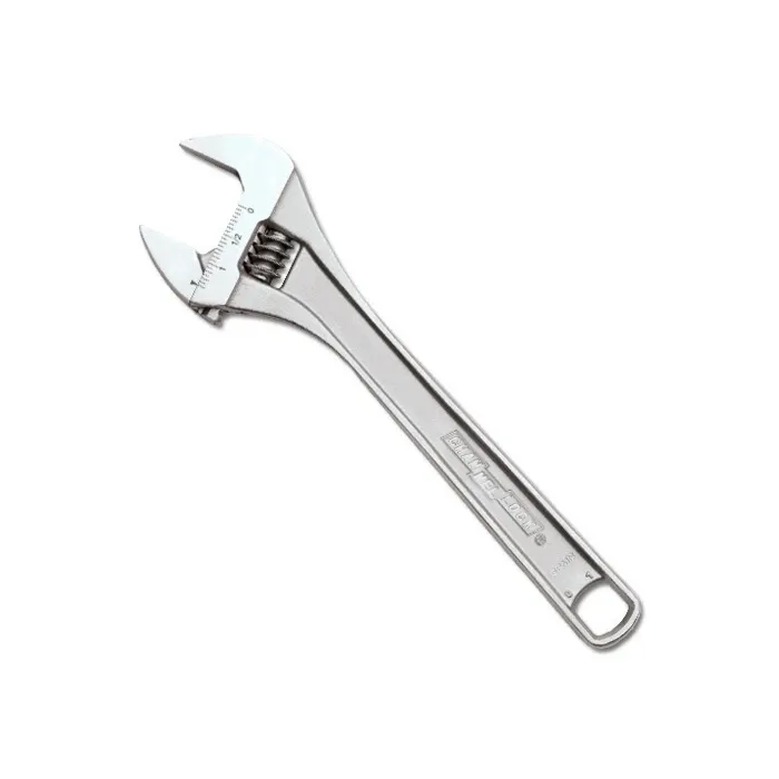 Channellock 8" Adj Wrench, Wide, Chrome