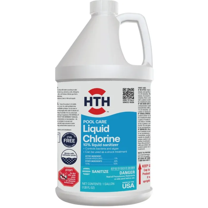 HTH Pool Care Liquid Chlorine - 1 gal
