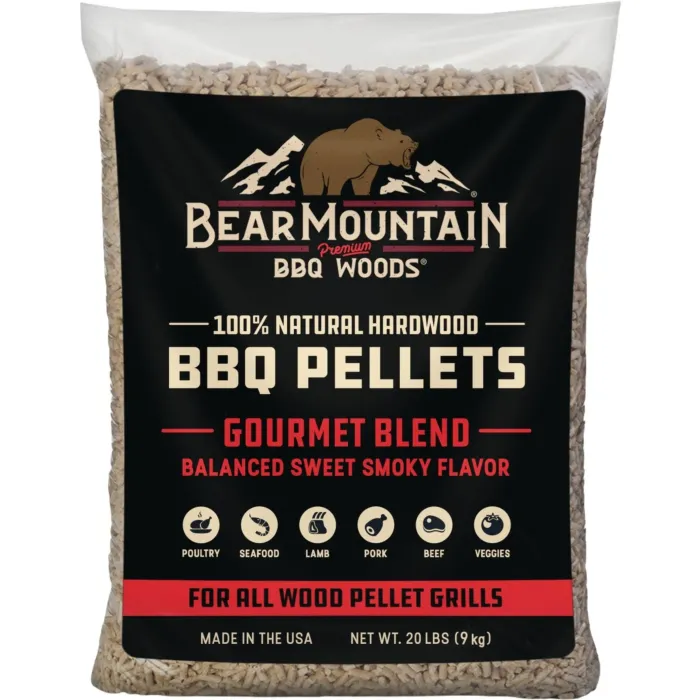 Bear Mountain BBQ Premium Woods Gourmet Blend Wood Pellets - 20 lb