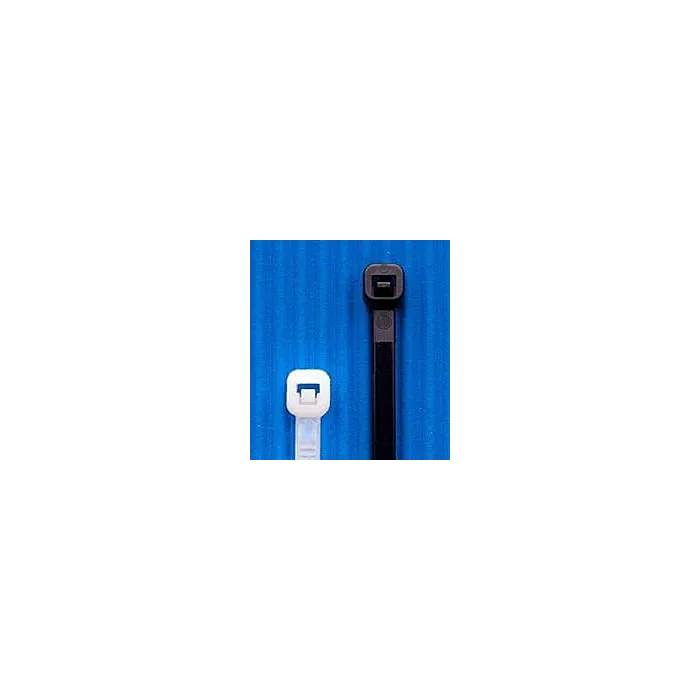 Cable Tie Express 8" 18lb UV Black Cable Tie, 100pk