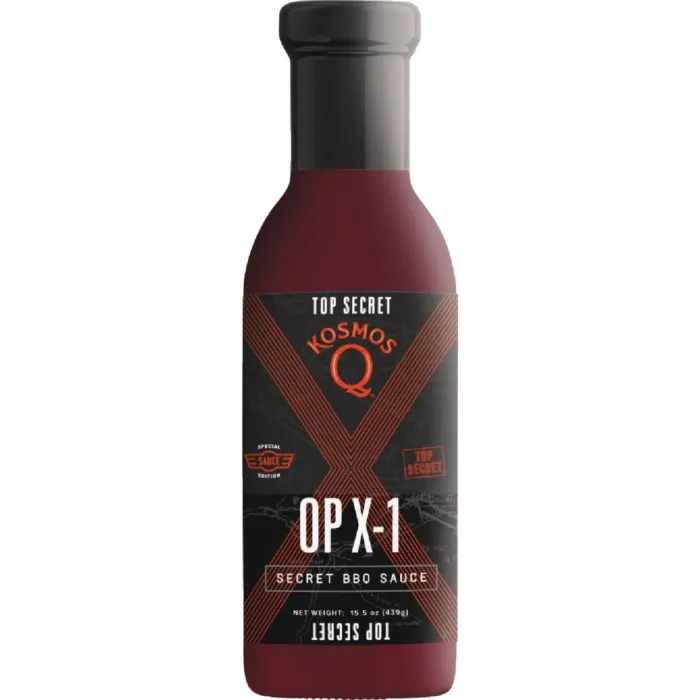 Kosmos Q OP X-1 Secret BBQ Sauce - 15.5 oz