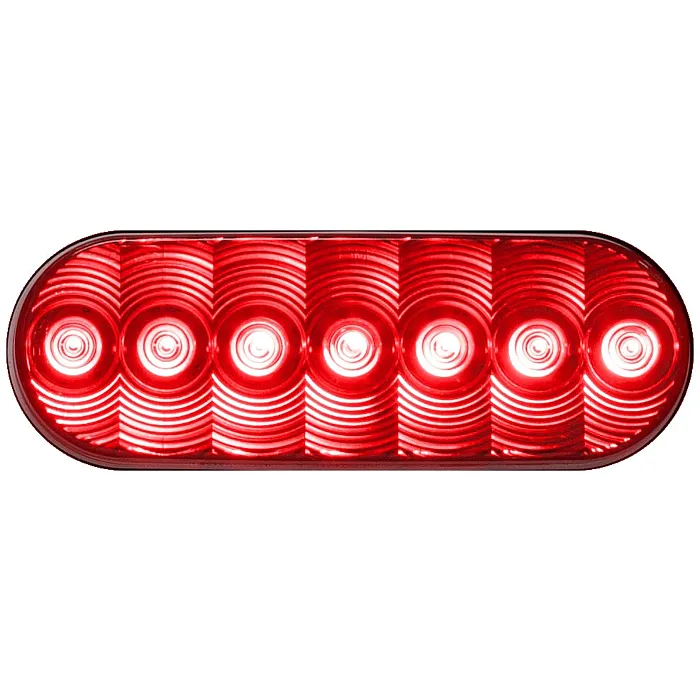 Peterson 16 V LED Red Oval Stop/Turn/Tail Light