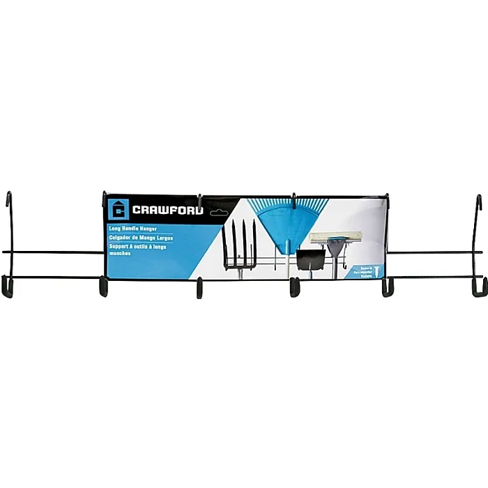 Crawford CMLH-6 Handle Hanger, Metal, Black