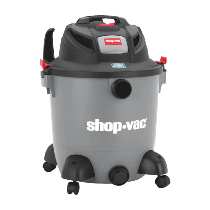 Shop Vac Shop-Vac 8251205 Wet/Dry Vacuum, 12 gal Vacuum, 140 cfm Air, Cartridge, Disposable Filter, 5.5 hp, 120 VAC