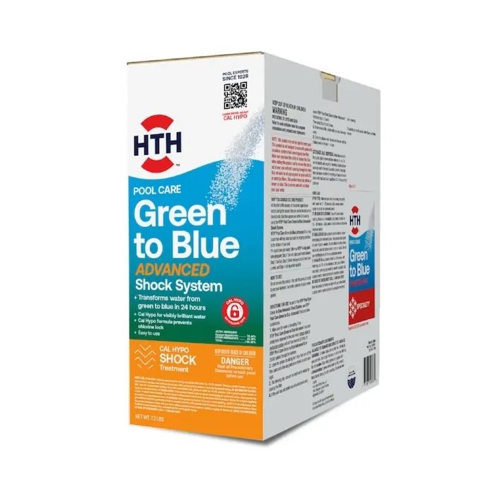 HTH ™ 52038 7.2 lb Bag Pool Care Green to Blue Shock System