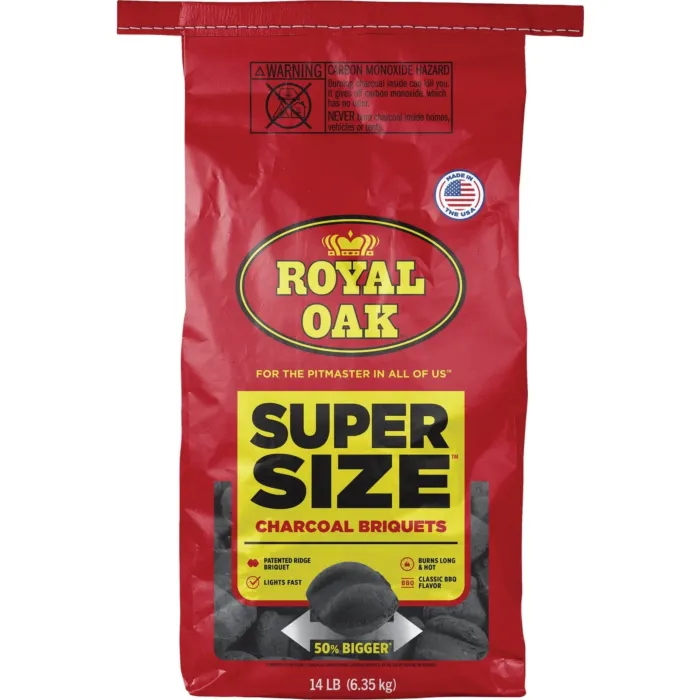 ROYAL OAK Super Size Charcoal Briquets - 14 lb