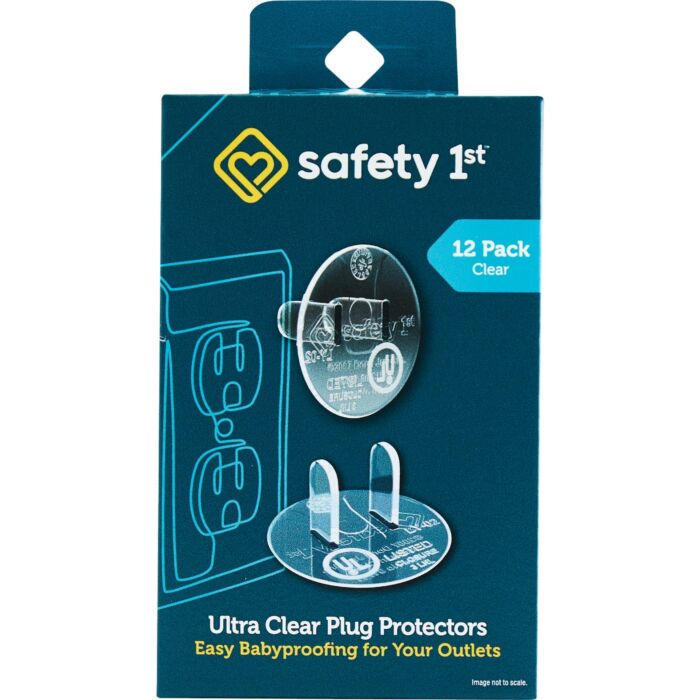 Safety 1st Ultra Clear Outlet Plugs (12-Pack)
