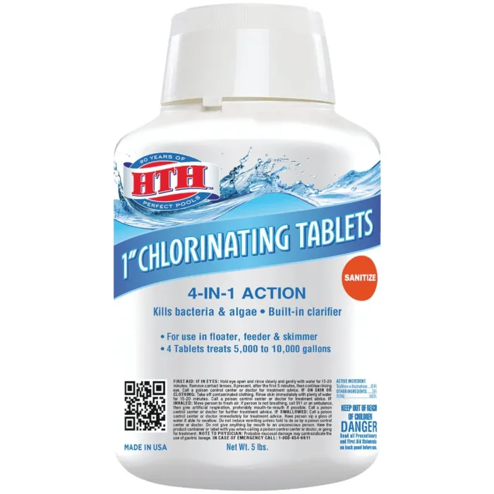 HTH Pool Care Advanced Chlorine Tabs - 5 lb