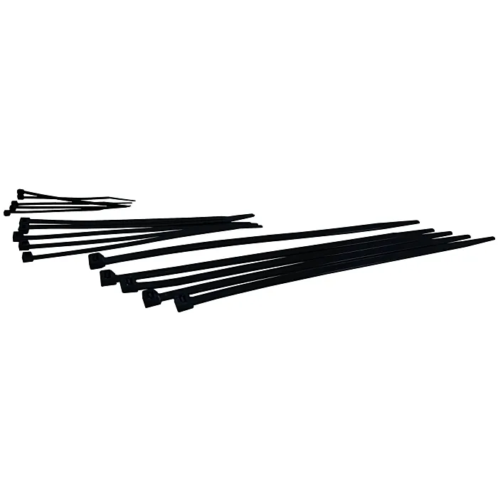 Gardner Bender 8" 50lb UV Black Cable Tie, 100pk