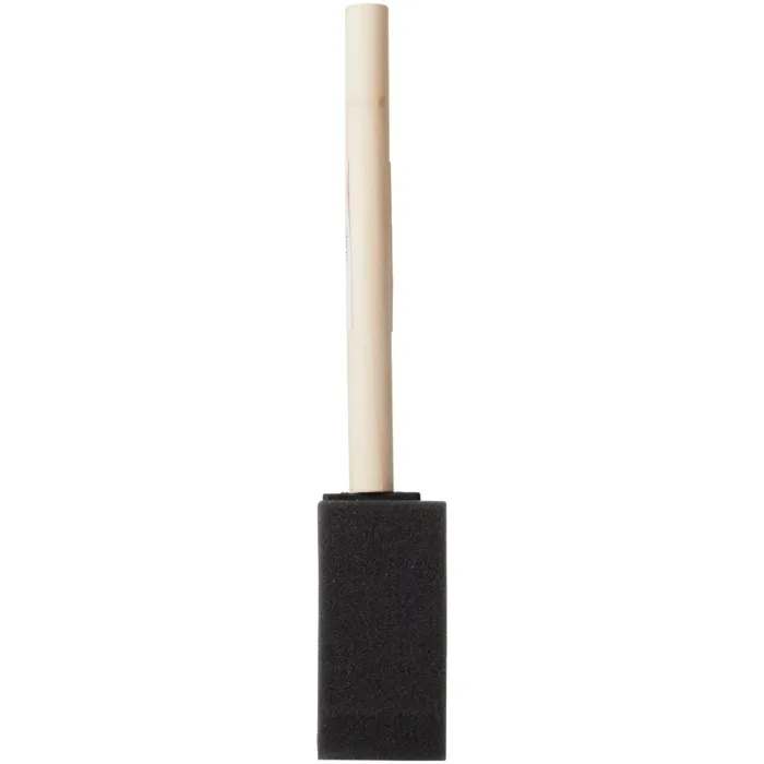 ProSource Wooden Handle Foam Brush  - 1 in.