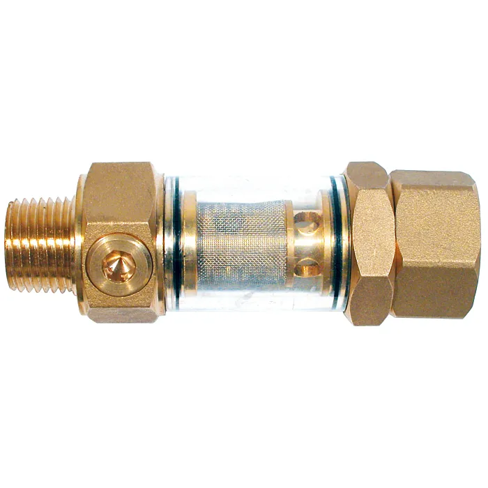 . For general purpose pressure washer use Brass 3/4 in Pressure Washer Inlet Filter