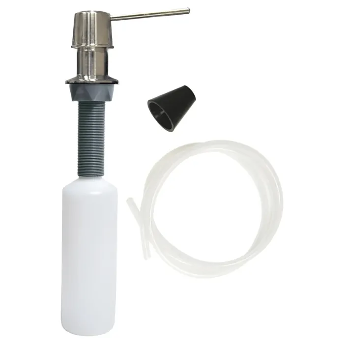 Danco 10039B Soap Dispenser with Nozzle, 12 oz, Metal/Plastic, Brushed Nickel
