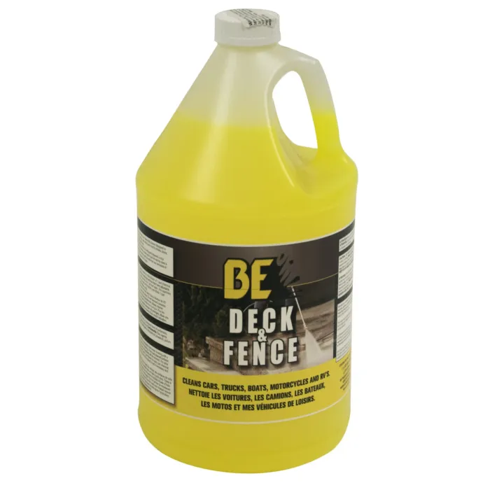 BE Liquid Pleasant Yellow Pressure Washer Deck & Fence Detergent