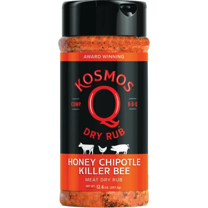 Kosmos Q Honey Chipotle Killer Bee Chipotle Meat Rub - 12.6 oz